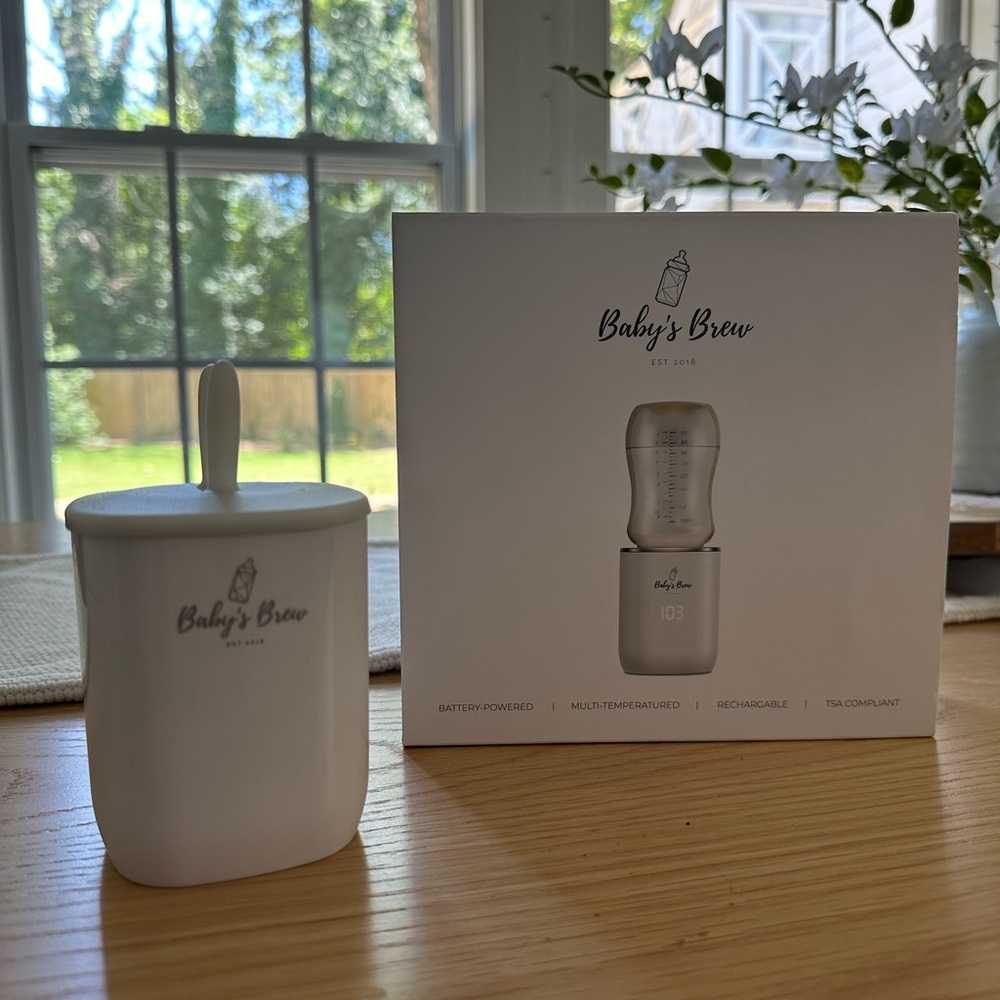 Baby’s brew bottle warmer with all the attachments